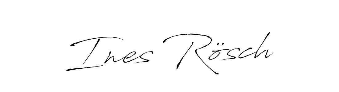 Make a beautiful signature design for name Ines Rösch. Use this online signature maker to create a handwritten signature for free. Ines Rösch signature style 6 images and pictures png