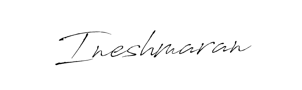 if you are searching for the best signature style for your name Ineshmaran. so please give up your signature search. here we have designed multiple signature styles  using Antro_Vectra. Ineshmaran signature style 6 images and pictures png