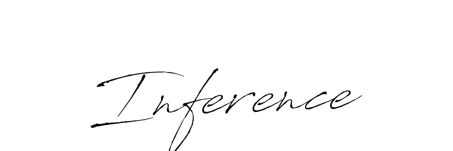 Create a beautiful signature design for name Inference. With this signature (Antro_Vectra) fonts, you can make a handwritten signature for free. Inference signature style 6 images and pictures png