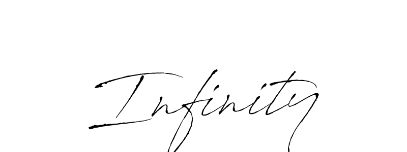 How to make Infinity signature? Antro_Vectra is a professional autograph style. Create handwritten signature for Infinity name. Infinity signature style 6 images and pictures png