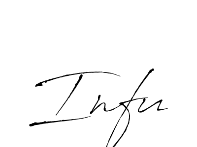 The best way (Antro_Vectra) to make a short signature is to pick only two or three words in your name. The name Infu include a total of six letters. For converting this name. Infu signature style 6 images and pictures png