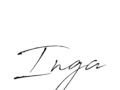 This is the best signature style for the Inga name. Also you like these signature font (Antro_Vectra). Mix name signature. Inga signature style 6 images and pictures png