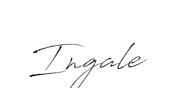 Antro_Vectra is a professional signature style that is perfect for those who want to add a touch of class to their signature. It is also a great choice for those who want to make their signature more unique. Get Ingale name to fancy signature for free. Ingale signature style 6 images and pictures png