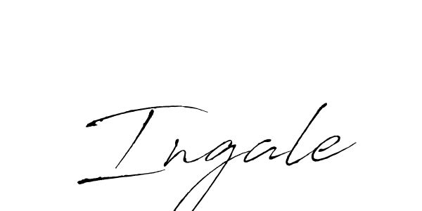 Ingale stylish signature style. Best Handwritten Sign (Antro_Vectra) for my name. Handwritten Signature Collection Ideas for my name Ingale. Ingale signature style 6 images and pictures png