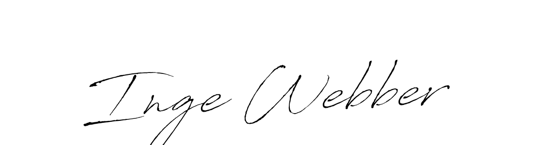 Design your own signature with our free online signature maker. With this signature software, you can create a handwritten (Antro_Vectra) signature for name Inge Webber. Inge Webber signature style 6 images and pictures png