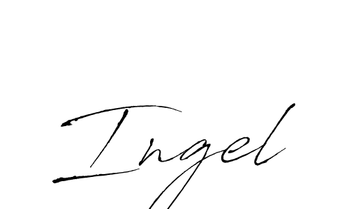 Design your own signature with our free online signature maker. With this signature software, you can create a handwritten (Antro_Vectra) signature for name Ingel. Ingel signature style 6 images and pictures png