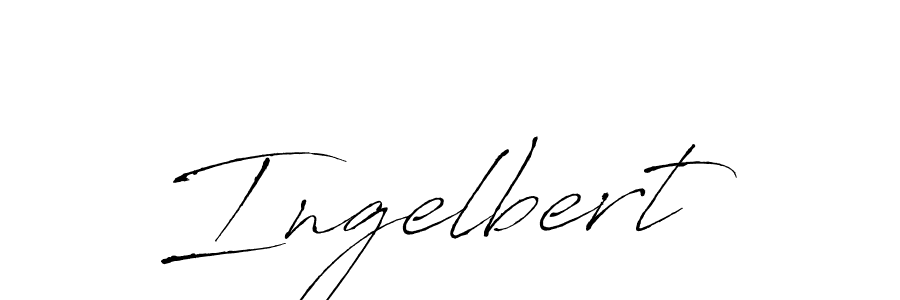 Use a signature maker to create a handwritten signature online. With this signature software, you can design (Antro_Vectra) your own signature for name Ingelbert. Ingelbert signature style 6 images and pictures png