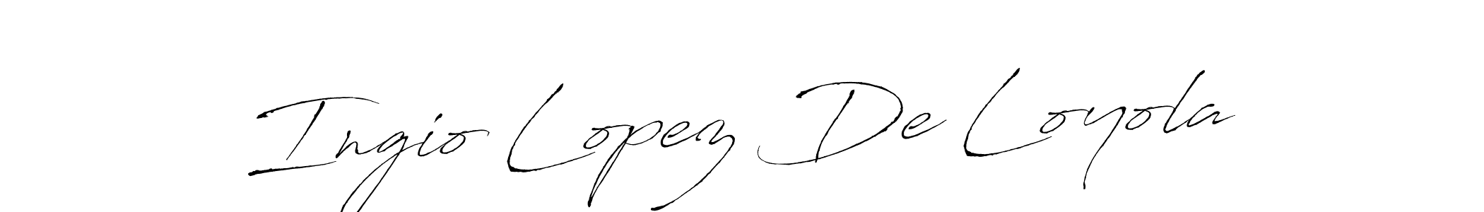 How to make Ingio Lopez De Loyola signature? Antro_Vectra is a professional autograph style. Create handwritten signature for Ingio Lopez De Loyola name. Ingio Lopez De Loyola signature style 6 images and pictures png