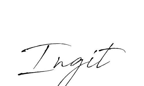 Also You can easily find your signature by using the search form. We will create Ingit name handwritten signature images for you free of cost using Antro_Vectra sign style. Ingit signature style 6 images and pictures png