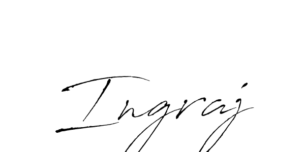 You should practise on your own different ways (Antro_Vectra) to write your name (Ingraj) in signature. don't let someone else do it for you. Ingraj signature style 6 images and pictures png