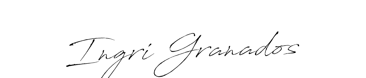 Also we have Ingri Granados name is the best signature style. Create professional handwritten signature collection using Antro_Vectra autograph style. Ingri Granados signature style 6 images and pictures png