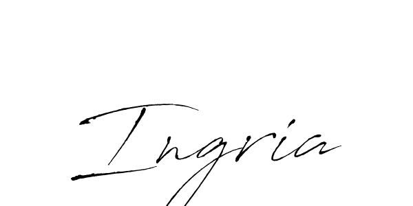 Make a beautiful signature design for name Ingria. With this signature (Antro_Vectra) style, you can create a handwritten signature for free. Ingria signature style 6 images and pictures png