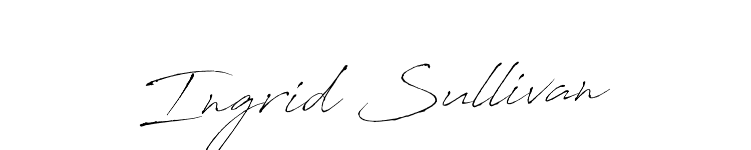 You should practise on your own different ways (Antro_Vectra) to write your name (Ingrid Sullivan) in signature. don't let someone else do it for you. Ingrid Sullivan signature style 6 images and pictures png