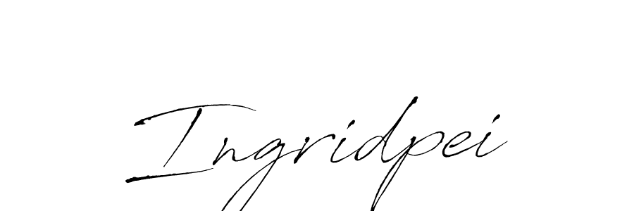 Ingridpei stylish signature style. Best Handwritten Sign (Antro_Vectra) for my name. Handwritten Signature Collection Ideas for my name Ingridpei. Ingridpei signature style 6 images and pictures png