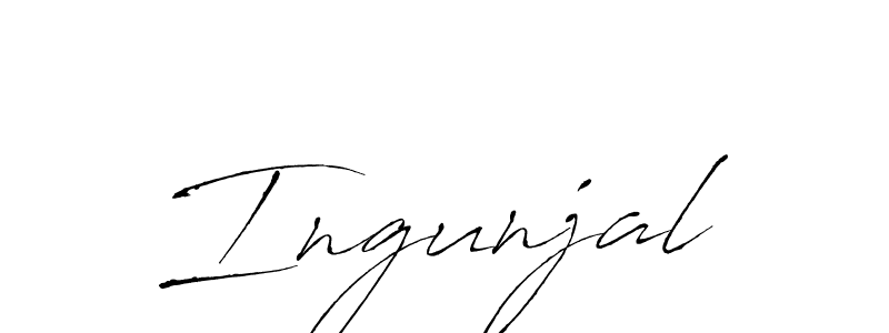 Make a short Ingunjal signature style. Manage your documents anywhere anytime using Antro_Vectra. Create and add eSignatures, submit forms, share and send files easily. Ingunjal signature style 6 images and pictures png