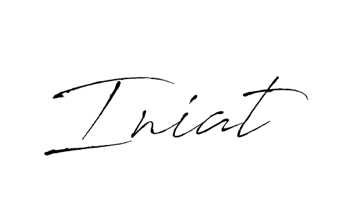 You should practise on your own different ways (Antro_Vectra) to write your name (Iniat) in signature. don't let someone else do it for you. Iniat signature style 6 images and pictures png