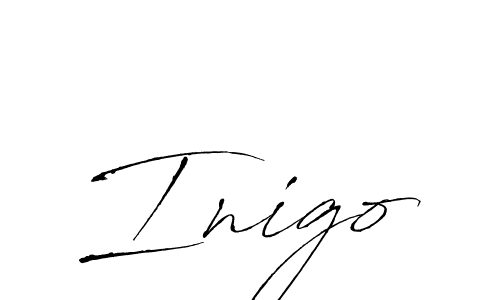 Also we have Inigo name is the best signature style. Create professional handwritten signature collection using Antro_Vectra autograph style. Inigo signature style 6 images and pictures png