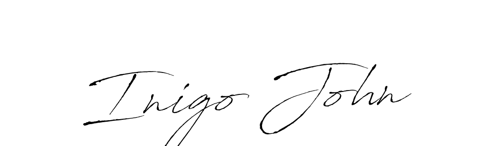 How to make Inigo John name signature. Use Antro_Vectra style for creating short signs online. This is the latest handwritten sign. Inigo John signature style 6 images and pictures png