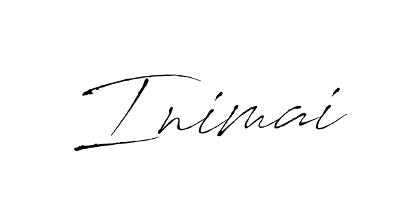 Also we have Inimai name is the best signature style. Create professional handwritten signature collection using Antro_Vectra autograph style. Inimai signature style 6 images and pictures png