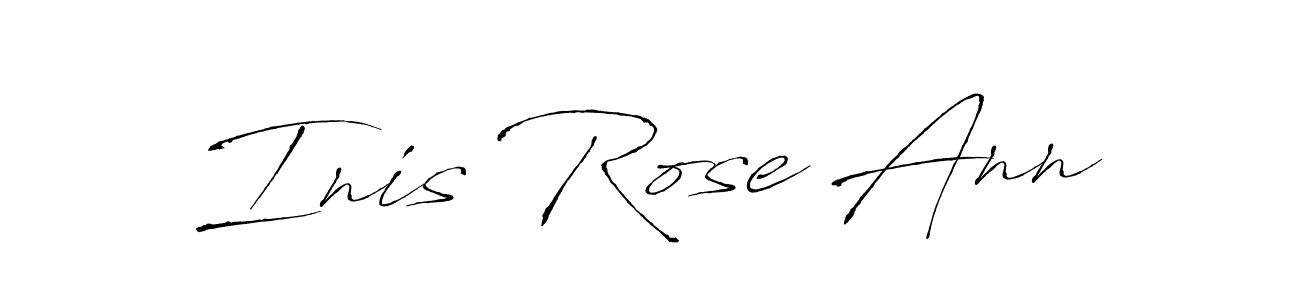 Also You can easily find your signature by using the search form. We will create Inis Rose Ann name handwritten signature images for you free of cost using Antro_Vectra sign style. Inis Rose Ann signature style 6 images and pictures png