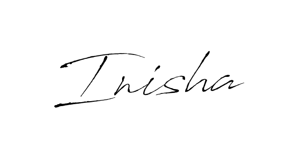 Make a beautiful signature design for name Inisha. With this signature (Antro_Vectra) style, you can create a handwritten signature for free. Inisha signature style 6 images and pictures png