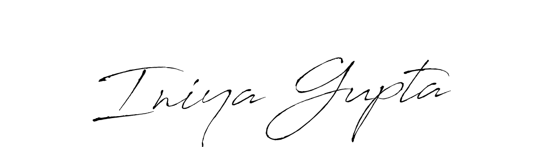 Also we have Iniya Gupta name is the best signature style. Create professional handwritten signature collection using Antro_Vectra autograph style. Iniya Gupta signature style 6 images and pictures png