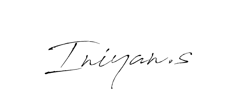 The best way (Antro_Vectra) to make a short signature is to pick only two or three words in your name. The name Iniyan.s include a total of six letters. For converting this name. Iniyan.s signature style 6 images and pictures png