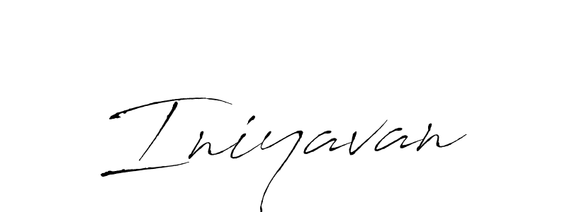 Design your own signature with our free online signature maker. With this signature software, you can create a handwritten (Antro_Vectra) signature for name Iniyavan. Iniyavan signature style 6 images and pictures png
