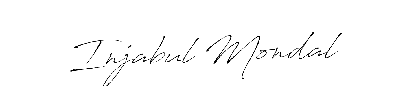 Make a beautiful signature design for name Injabul Mondal. Use this online signature maker to create a handwritten signature for free. Injabul Mondal signature style 6 images and pictures png