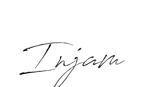 if you are searching for the best signature style for your name Injam. so please give up your signature search. here we have designed multiple signature styles  using Antro_Vectra. Injam signature style 6 images and pictures png