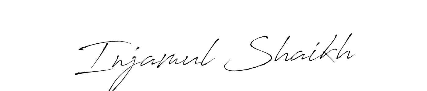 How to make Injamul Shaikh signature? Antro_Vectra is a professional autograph style. Create handwritten signature for Injamul Shaikh name. Injamul Shaikh signature style 6 images and pictures png