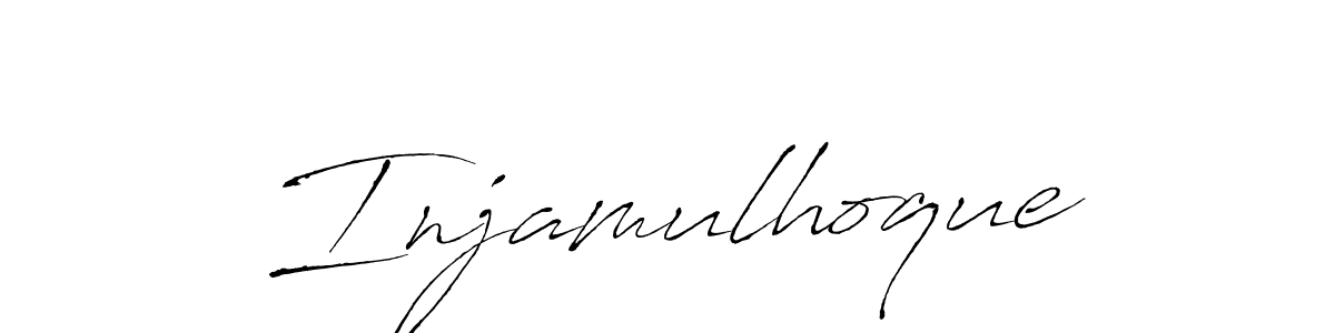 Injamulhoque stylish signature style. Best Handwritten Sign (Antro_Vectra) for my name. Handwritten Signature Collection Ideas for my name Injamulhoque. Injamulhoque signature style 6 images and pictures png