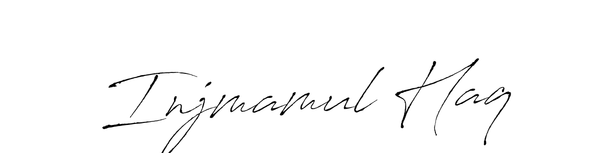 How to make Injmamul Haq name signature. Use Antro_Vectra style for creating short signs online. This is the latest handwritten sign. Injmamul Haq signature style 6 images and pictures png