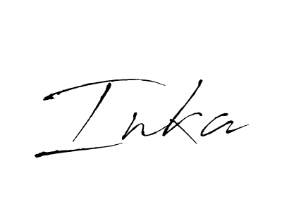 if you are searching for the best signature style for your name Inka. so please give up your signature search. here we have designed multiple signature styles  using Antro_Vectra. Inka signature style 6 images and pictures png