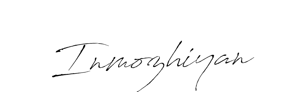 Similarly Antro_Vectra is the best handwritten signature design. Signature creator online .You can use it as an online autograph creator for name Inmozhiyan. Inmozhiyan signature style 6 images and pictures png