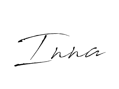 Create a beautiful signature design for name Inna. With this signature (Antro_Vectra) fonts, you can make a handwritten signature for free. Inna signature style 6 images and pictures png