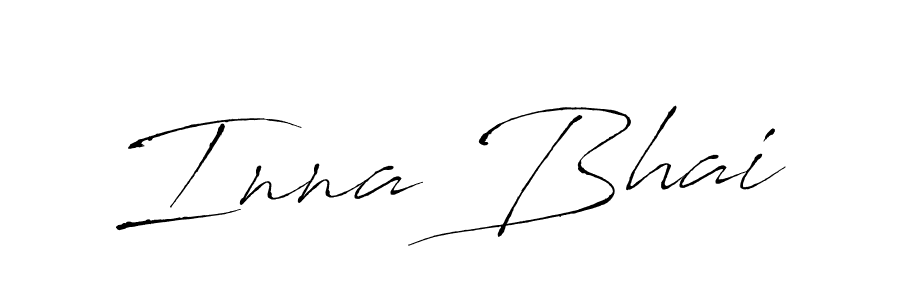 How to make Inna Bhai signature? Antro_Vectra is a professional autograph style. Create handwritten signature for Inna Bhai name. Inna Bhai signature style 6 images and pictures png