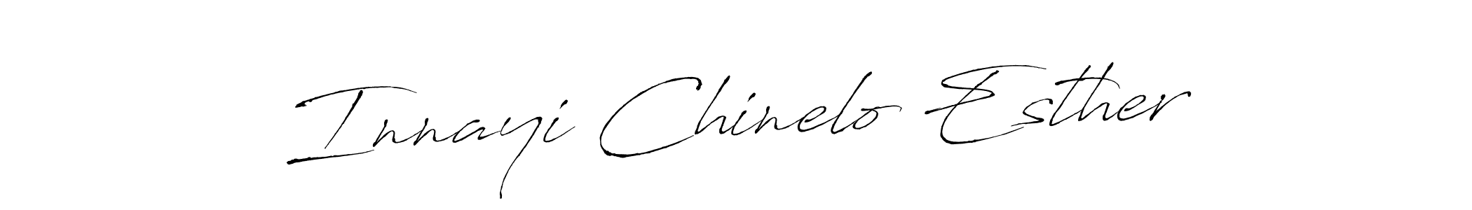Also You can easily find your signature by using the search form. We will create Innayi Chinelo Esther name handwritten signature images for you free of cost using Antro_Vectra sign style. Innayi Chinelo Esther signature style 6 images and pictures png