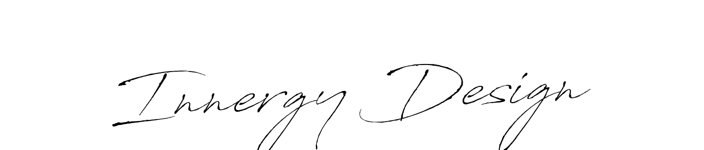 Create a beautiful signature design for name Innergy Design. With this signature (Antro_Vectra) fonts, you can make a handwritten signature for free. Innergy Design signature style 6 images and pictures png