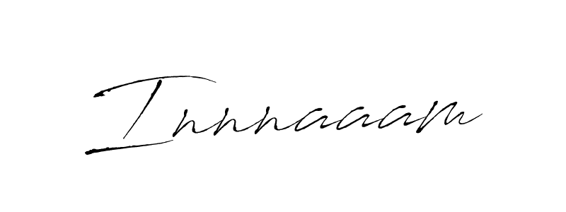 The best way (Antro_Vectra) to make a short signature is to pick only two or three words in your name. The name Innnaaam include a total of six letters. For converting this name. Innnaaam signature style 6 images and pictures png