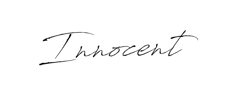 You should practise on your own different ways (Antro_Vectra) to write your name (Innocent) in signature. don't let someone else do it for you. Innocent signature style 6 images and pictures png