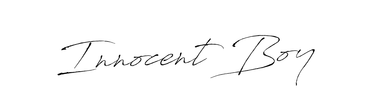 Create a beautiful signature design for name Innocent Boy. With this signature (Antro_Vectra) fonts, you can make a handwritten signature for free. Innocent Boy signature style 6 images and pictures png