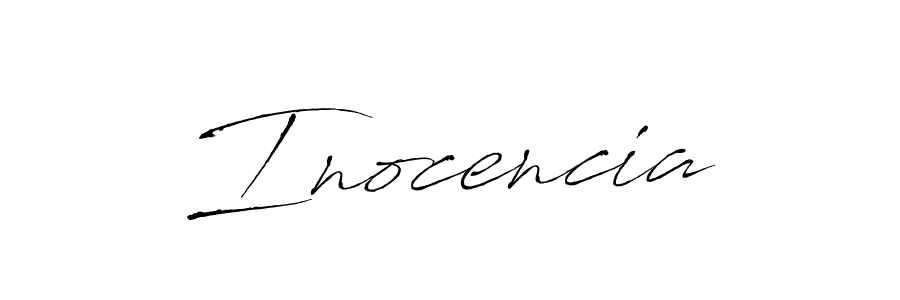 How to make Inocencia signature? Antro_Vectra is a professional autograph style. Create handwritten signature for Inocencia name. Inocencia signature style 6 images and pictures png