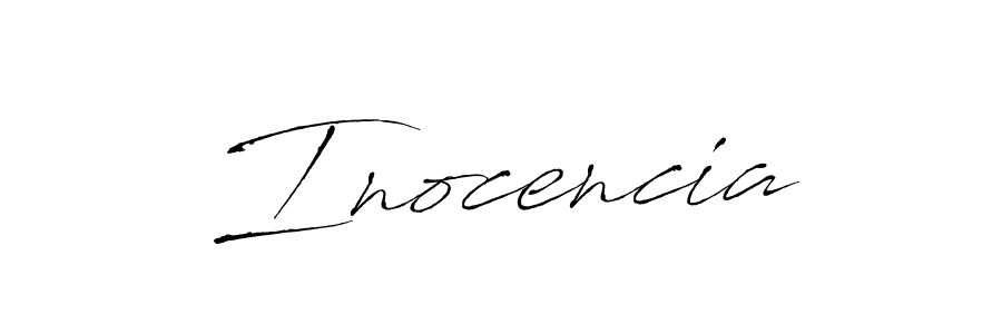 How to make Inocencia signature? Antro_Vectra is a professional autograph style. Create handwritten signature for Inocencia name. Inocencia signature style 6 images and pictures png