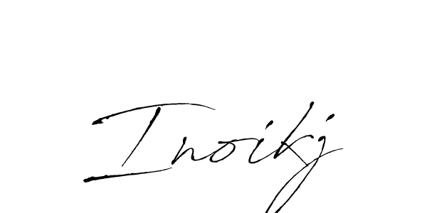 Design your own signature with our free online signature maker. With this signature software, you can create a handwritten (Antro_Vectra) signature for name Inoikj. Inoikj signature style 6 images and pictures png
