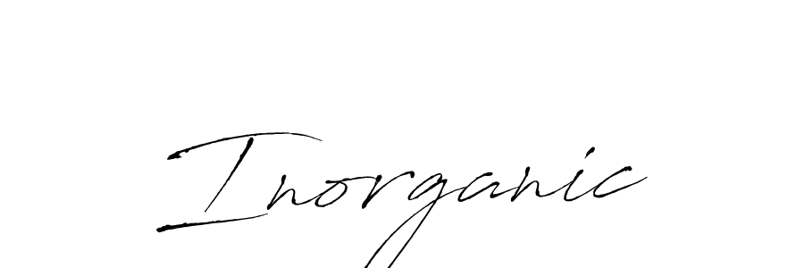 Antro_Vectra is a professional signature style that is perfect for those who want to add a touch of class to their signature. It is also a great choice for those who want to make their signature more unique. Get Inorganic name to fancy signature for free. Inorganic signature style 6 images and pictures png