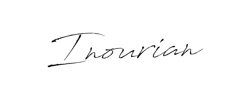 Make a beautiful signature design for name Inourian. With this signature (Antro_Vectra) style, you can create a handwritten signature for free. Inourian signature style 6 images and pictures png