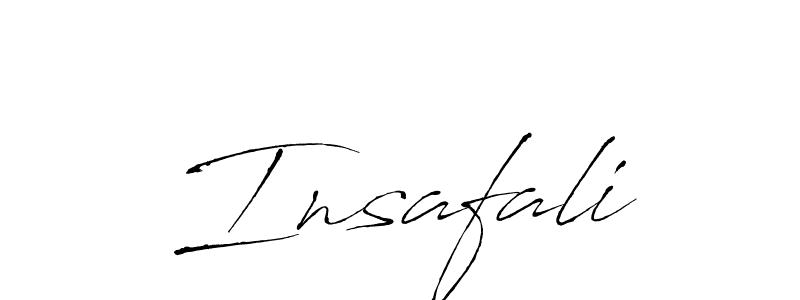 Insafali stylish signature style. Best Handwritten Sign (Antro_Vectra) for my name. Handwritten Signature Collection Ideas for my name Insafali. Insafali signature style 6 images and pictures png