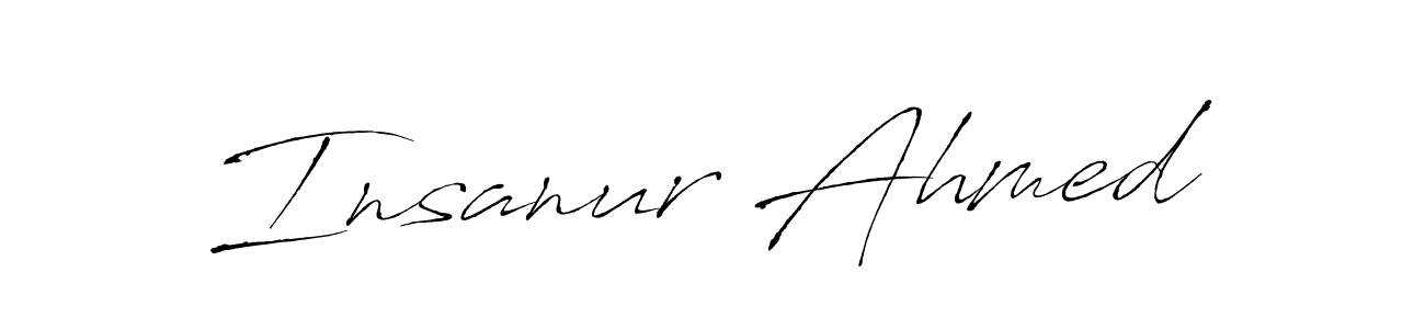 It looks lik you need a new signature style for name Insanur Ahmed. Design unique handwritten (Antro_Vectra) signature with our free signature maker in just a few clicks. Insanur Ahmed signature style 6 images and pictures png