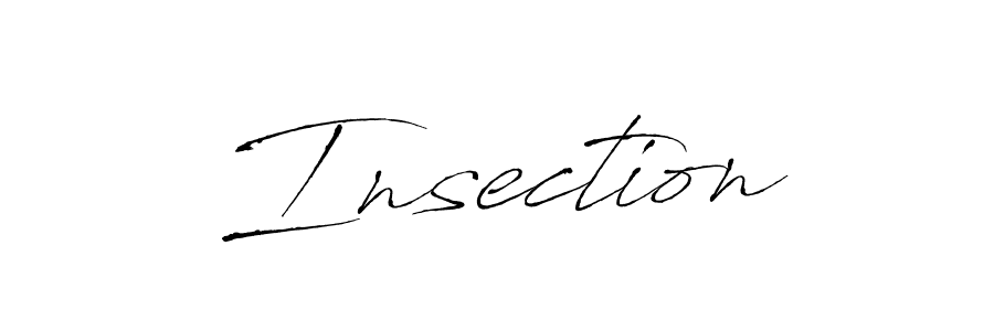 Insection stylish signature style. Best Handwritten Sign (Antro_Vectra) for my name. Handwritten Signature Collection Ideas for my name Insection. Insection signature style 6 images and pictures png